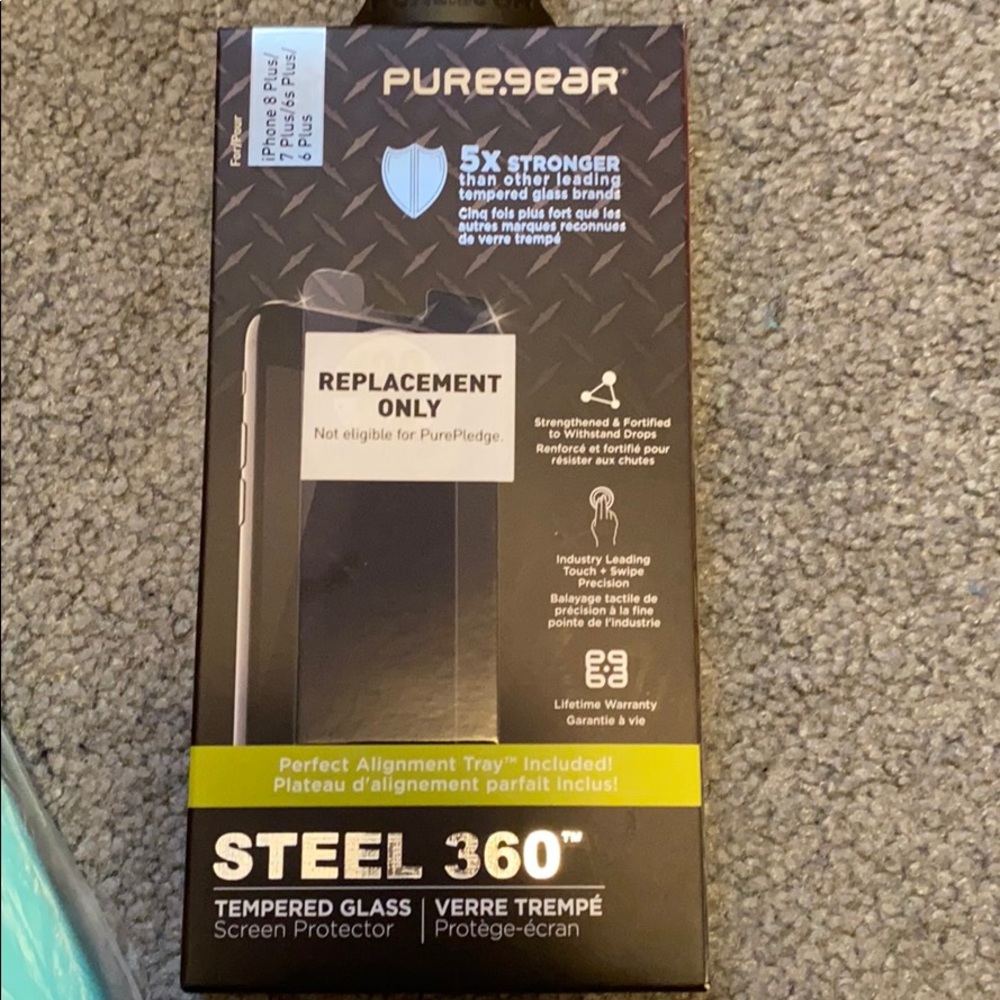 2 IPhone 8 cases and 1 screen protector